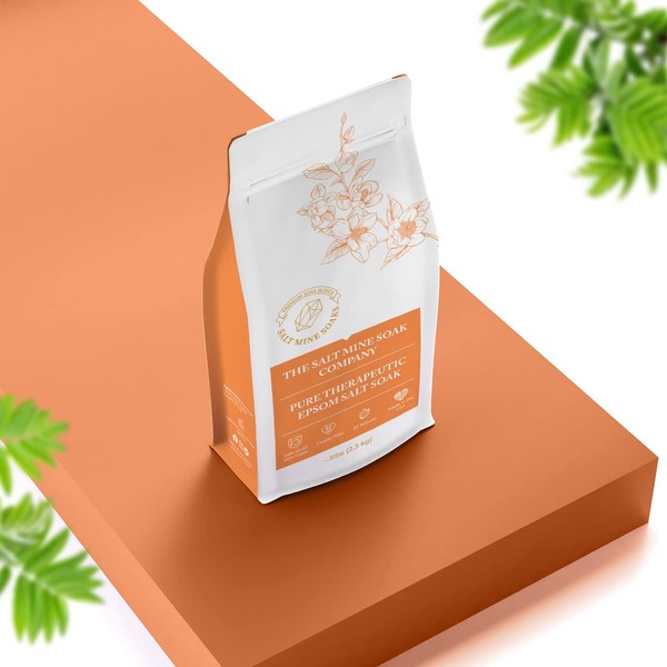 Grapefruit Pure Therapeutic Epsom Coarse Grain (2mm) Salt Soak 5