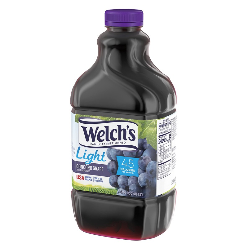 Welch's Light Juice, Purple Grape, 64 Ounce