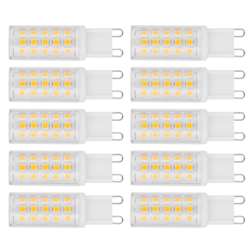 10PCS G9 Base LED Light Bulb 4W 54LED BiPin Bulb