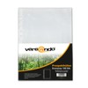 versando Economy A4 Document Wallets with Book Edge Transparent Grained