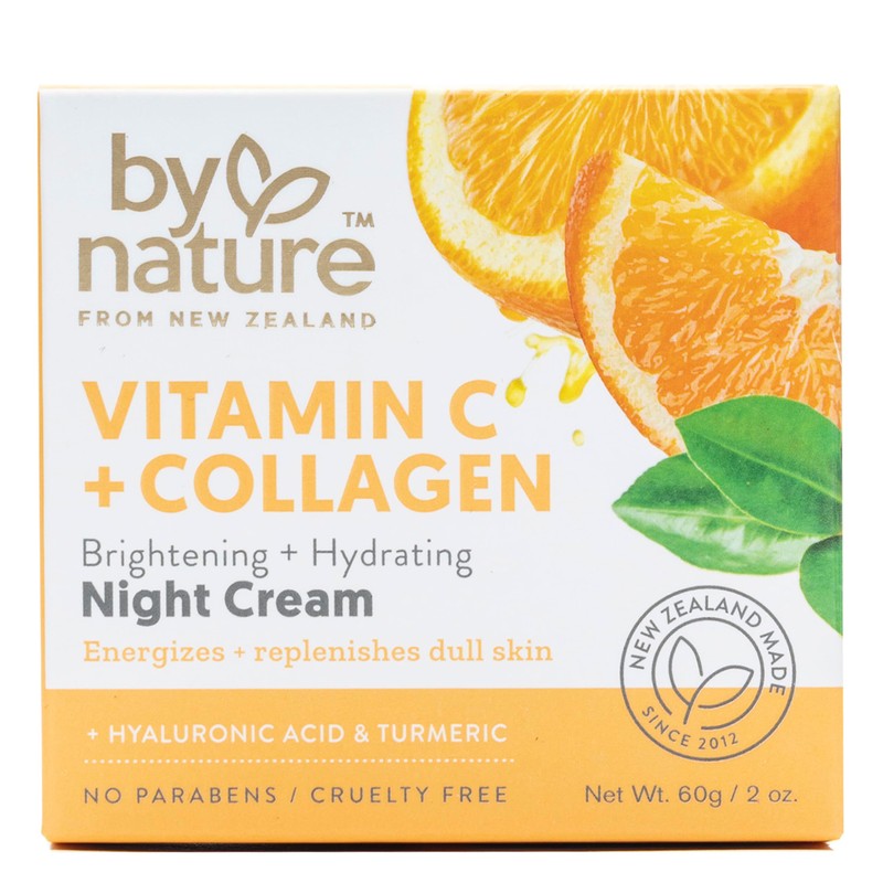 By Nature Face Night Cream - Vitamin C + Collagen
