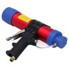 Pneumatic Glass Glue Gun Air Caulking Straight Adjustable Aluminum Power