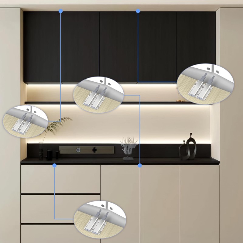 Magnetic Push Latches 2 Pack Double Push to Open Door