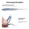 Soft Fishing Lures Fluke Tail Swimbaits Minnow Bait Shad Lure