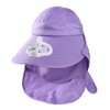 Summer Women USB Charging Fan Visor Hat with Face Neck