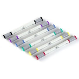Dimensions EK Success-Primary Craft Markers 6-Pack: Dual Tip, Other, Multi-Colour, 17 x 1.5 x 1.5 cm
