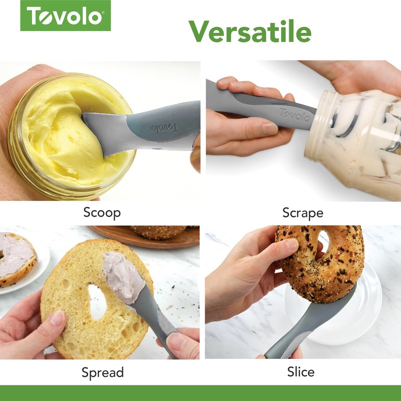 Tovolo Scoop & Spread Tool – Dual-Ended Silicone & Nylon
