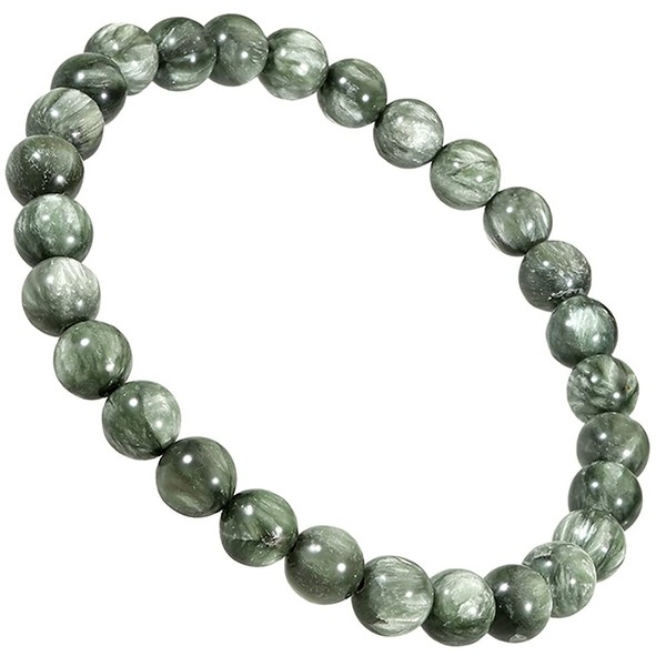 Shinjuku Gin no Kura Seraphynite Bracelet, 0.2 inches (6 mm),