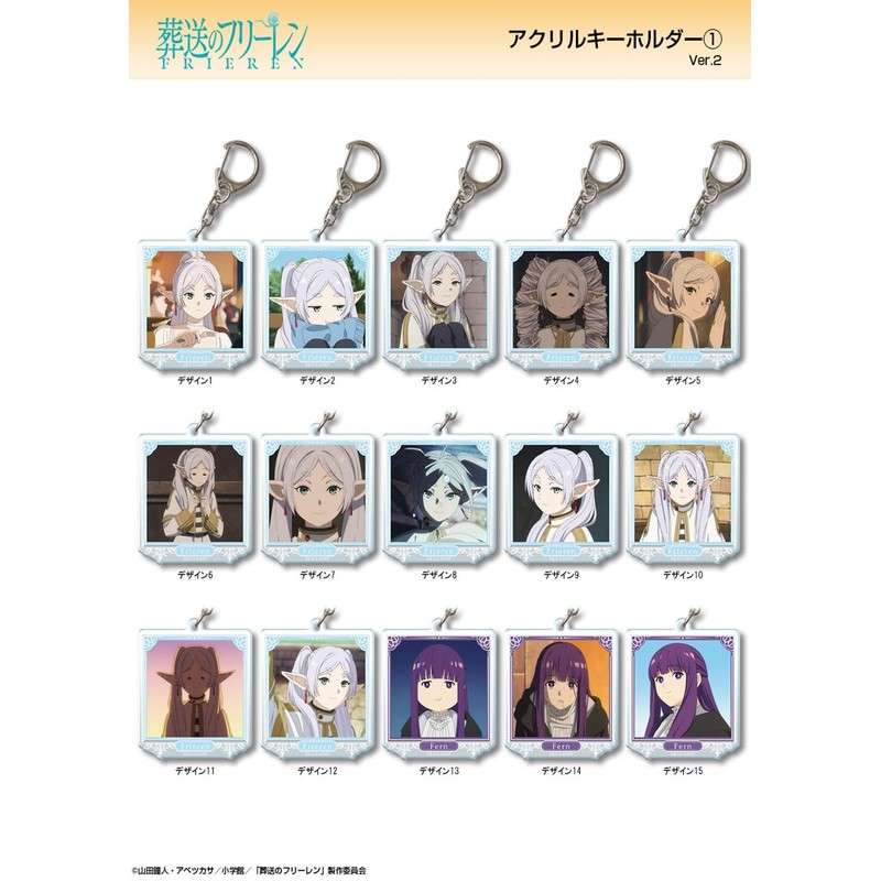 KHAN-F008-m22 Funeral Freeren Acrylic Key Chain Ver.2 Canne