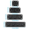 3 Gang 9 Pin Rocker Switch Panel Toggle Switches Panel