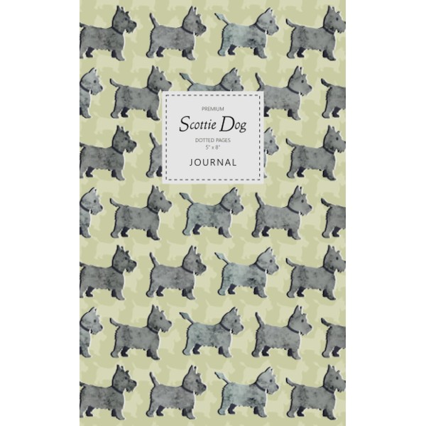 Scottie Dog Journal - Dotted Pages - 5x8 - Premium:
