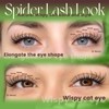 KEYYOU Flora Nova Spider Lash Clusters Kit Natural D Curl