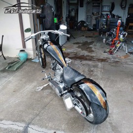 21ST Springer Front End Riser Handlebar Adapter Converter 4.75" to 3.5" For Harley