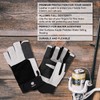 FitsT4 Sailing Gloves 3/4 Finger and Grip Great for Sailing,