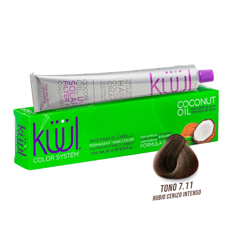 KÜÜL Color System Tono 7.11 Tinte Permanente Color Brillo Hidratación