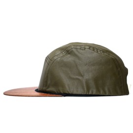Lou-i Summer Cap with Elegant Wooden Visor, Made in Germany, Unisex Cap, Very Light and Comfortable Baseball Cap, One Size Fits All, Snapback Cap -