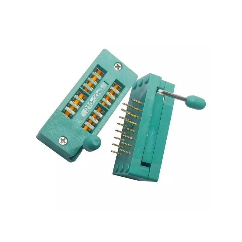 YEGAFE 2Pcs 16핀 2.54mm ZIF Zip IC 테스트 DIP 보드