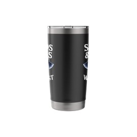 shields and axes we trust american viking norse mythology Stainless Steel Insulated Tumbler
