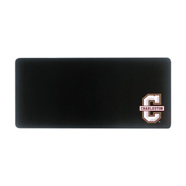 OTM Essentials College of Charleston Classic Cloth Desk Mat, Durable Office Supplies, Non-Slip Base, Responsive Desk Pad with Smooth Cloth Surface, Black