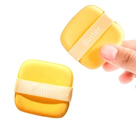 Makeup Sponge Set with Storage Case, Multi-Color Beauty Blending Puffs for Powder and Liquid Cosmetics (2pcs+bag packaging)
