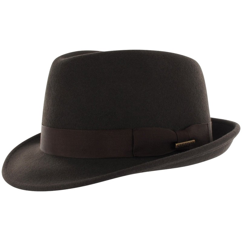 Stetson Elkader Trilby Felt Hat fedora men´s (XXL (62-63 cm)