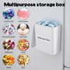 Rainmae Magnetic Laundry Lint Bin with Lid, Dryer Lint Bin,