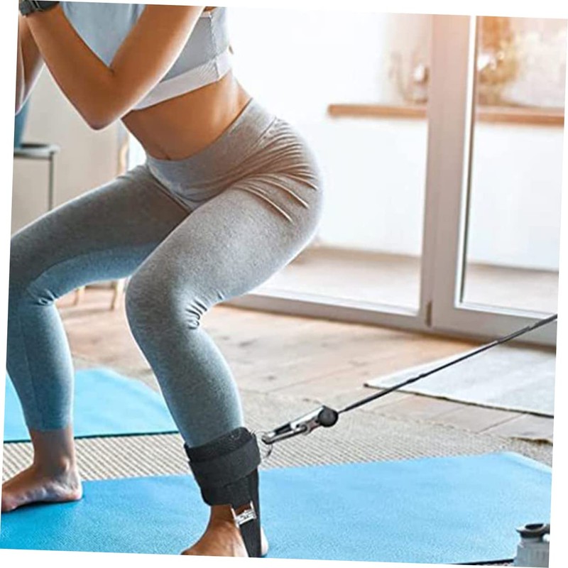 WOONEKY Gym Ankle Strap for Cable Machine Dumbbell Ankle Strap