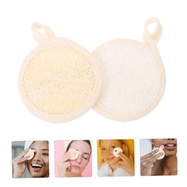 DOITOOL 4pcs Facial Exfoliator Scrubber Pads Soft Loofah Face Scrubber for Deep Cleaning and Smoother Skin Gentle Facial Washing Tool for Women Travel-friendly Design