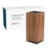 KITCHENDAO Magnetic Knife Block without Knives, 360° Rotatable Acacia Wood