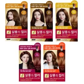 Elastin 엘라스틴 살롱드컬러 100g [자연갈색 100g 1개] Elastin Salon de Color 100g [Natural Brown 100g 1 piece]