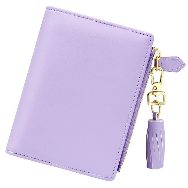 GEEAD Small Wallets for Women Bifold Slim Coin Purse Zipper