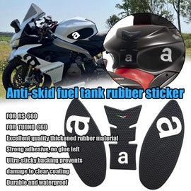 MAORANG For RS 660 RS660 TUONO 660 TUONO 660 2025 Motorcycle Side Tank Pad Tank Pad Knee Pad Protector Decal Traction Pad rs 660 rs660 Tuono 660 2020-2025 Motorcycle Accessories (Red)