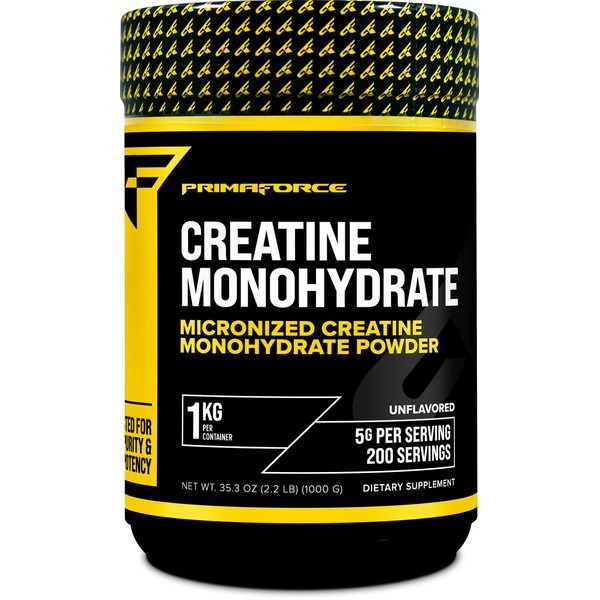 Primaforce Creatine Monohydrate Powder – 1,000 Grams - Micronized
