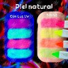 Kit Maquillaje Neón Pintura Crayón Fluorescente Glow Luz Uv