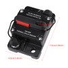 DC12V-42V Car Stereo Audio Inline Circuit Breaker Manual Reset(100A)