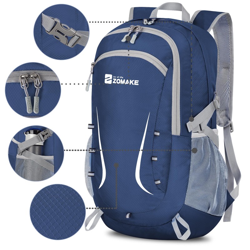 ZOMAKE Lightweight Packable Backpack 35L - Foldable Backpack Leger Sac