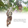 Monkey Hanging Statue, Hanging Monkey Garden Statue for Outdoors, Simulation