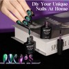 MIZHSE 9D Cat Eye Gel Nail Polish 2 Pcs, Chameleon