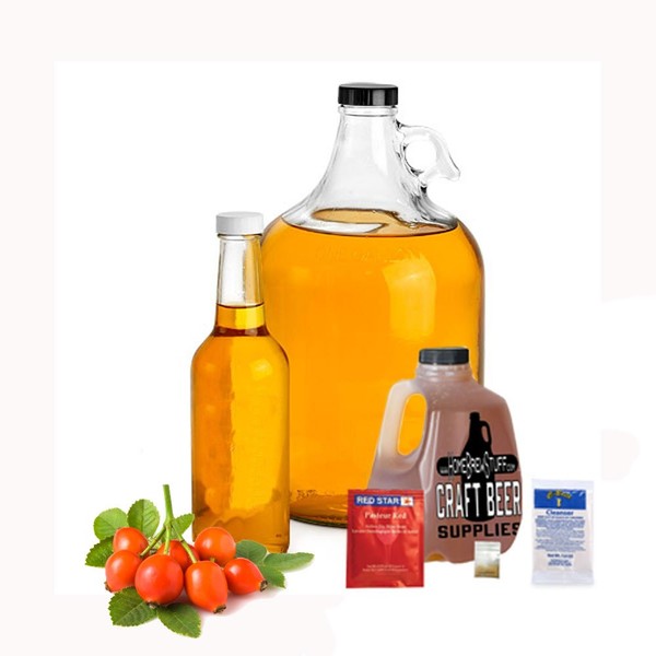 HomeBrewStuff Basic 1 Gallon Nano-Meadery Rhodomel (Rose) Honey Mead Recipe Refill Kit