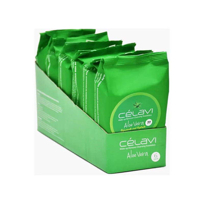 Toallitas Desmaquillantes Skin Care Celavi Aloe Vera