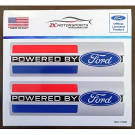 ZIC Motorsports Powered By Ford vinyl decals in/out door with Air Release NOT OE Replacements
