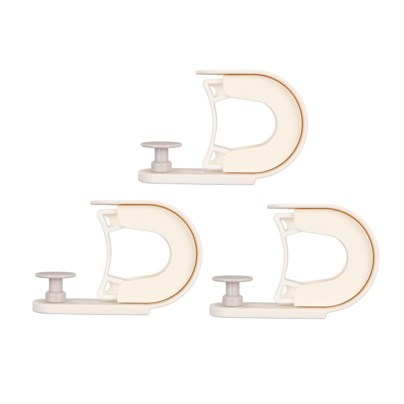 3Pcs Broom Mop Holder Self Adhesive Prevent Slip Multipurpose Wall