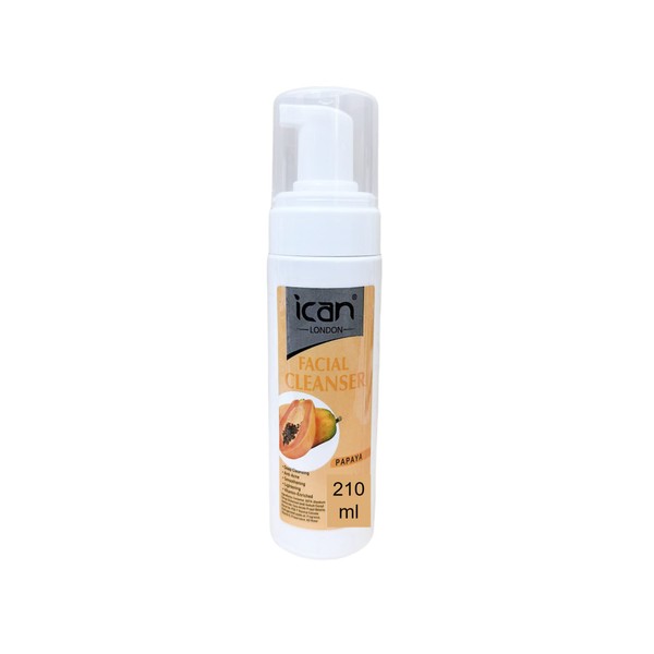 ican Papaya Hydrating Foam Cleanser for Deep Cleansing, Anti-acne, smoothening