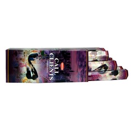 Krishan Call Clients Hand Rolled Incense Sticks "Calls The Customer" 240 Joss Sticks (12 Hexa Tubes of 240 Sticks) Joss Incense sticks, Yoga stick, Organic incense sticks, Positive vibes