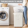 Goodpick Laundry Hamper with Wheels, 75L College Dorm Room Essentials,
