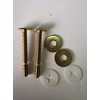 GrandEZcaps Toilet Bolt Cap Set - Black, Won't Pop Off,