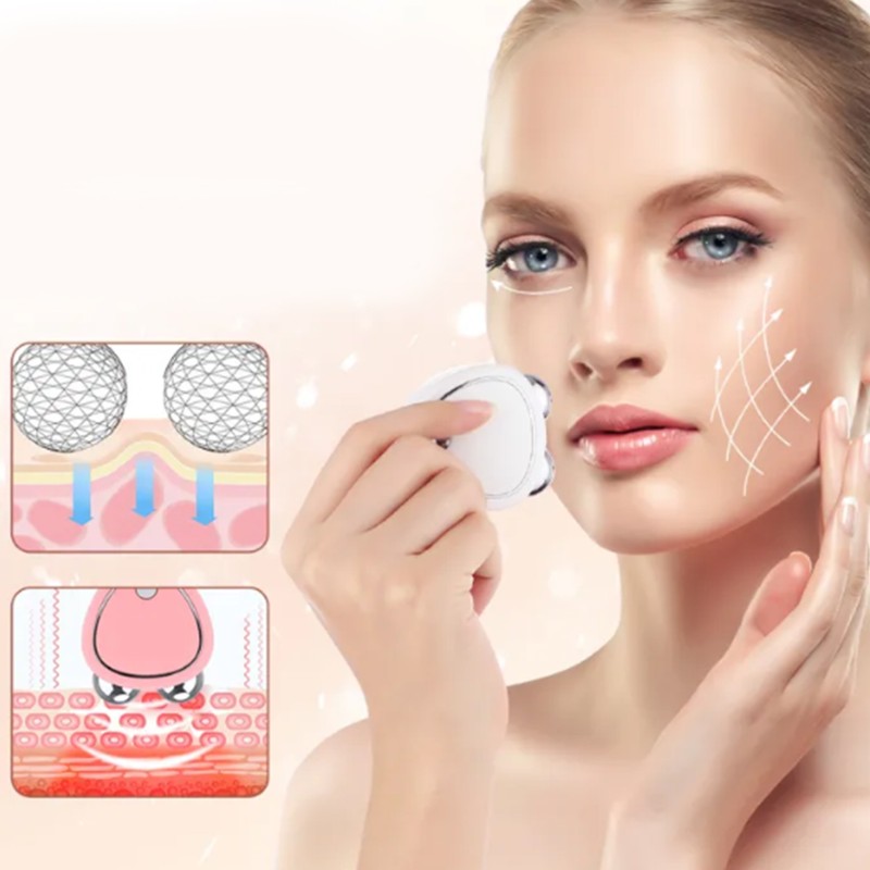 Facial Massager Muscle Relax Wrinkle Removal Anti Aging USB Charge
