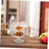 Kisangel Transparent Aquarium Tank Multi Function Betta Goldfish Desktop Decor