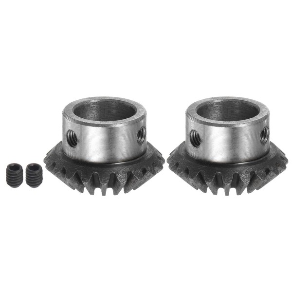 sourcing map Bevel Gear 1 m 20 Teeth 16 mm