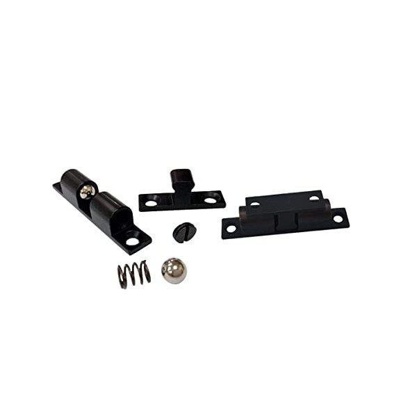 QCAA Solid Brass Double Ball Catch, 69mm, with#304 Stainless Steel